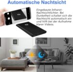 TANGMI Up-Grade Mini Überwachungskamera,1080P HD 5000mAh Powerbank Kamera – Bild 6