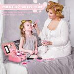 Dreamon Kinderschminke mädchen, Waschbar Make up Spielzeug für Mädchen Kinder Nagellacke mit Koffer Geschenke Spielzeug 3 4 5 6 7 8 Jahre Mädchen – Bild 4