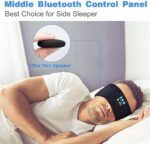 Schlafkopfhörer Bluetooth Geschenke für Frauen/ Männer - Schlaf Kopfhörer Vatertagsgeschenk Personalisiert Sleepphones mit Ultradünnen HD Stereo Lautsprecher – Bild 3