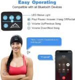 Schlafkopfhörer Bluetooth Geschenke für Frauen/ Männer - Schlaf Kopfhörer Vatertagsgeschenk Personalisiert Sleepphones mit Ultradünnen HD Stereo Lautsprecher – Bild 7