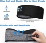 Schlafkopfhörer Bluetooth Geschenke für Frauen/ Männer - Schlaf Kopfhörer Vatertagsgeschenk Personalisiert Sleepphones mit Ultradünnen HD Stereo Lautsprecher – Bild 6