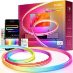 Beaeet Neon LED Strip, RGBIC Neon LED Streifen mit App-Steuerung, Funktioniert mit Alexa und Google Assistant