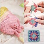 Luxebell Häkelhaken Set Bunte Ergonomische Soft Gummi Comfort Grip Häkeln Stricken Nadeln Kit Haushalt Werkzeug mit tragbaren Tasche – Bild 7