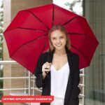Repel Umbrella - Regenschirm - Taschenschirm - Öffnen und Schliedden automatisch - Klein, kompakt, leicht, stark, winddicht und sturmfest – Bild 2