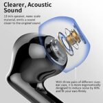 Bluetooth Kopfhörer, Kopfhörer Kabellos Bluetooth 5.3 Sport In Ear Kopfhörer mit 4 Mikrofon, 40 std Spielzeit, LED-Anzeige, ENC Lärmreduzierung, HiFi Stereo Ohrhörer für Arbeit und Studium – Bild 2