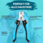 Candure Krallenschere aus Edelstahl – Profi Nagelknipser für Hunde, Katzen & Haustiere – Bild 4