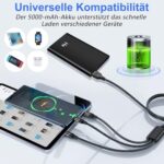 TANGMI Up-Grade Mini Überwachungskamera,1080P HD 5000mAh Powerbank Kamera – Bild 4