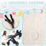 KIDIZ® Babyfusssack Winterfusssack Babyschale mit Reissverschluss Kuschelsack Babydecke Kinderwagen waschbar verschliessbarer Kopfteil – Bild 8