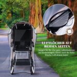 bemece Regenschutz für Kinderwagen, Regenverdeck für buggy, Bequemes Zugangsfenster, Gute Luftzirkulation, Schadstofffrei – Bild 5