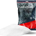 Kunstschnee täuschend echt & weich - glitzernder Streuschnee Dekoschnee als Deko Dekoration an Weihnachten