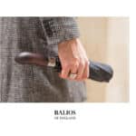Balios® Regenschirm Mit Echtem Holzgriff -Optional | Auf Zu Automatik | Sturmfest & Windsicher – Bild 8
