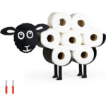 Design Fittings Toilettenpapierhalter Schaf Schwarz