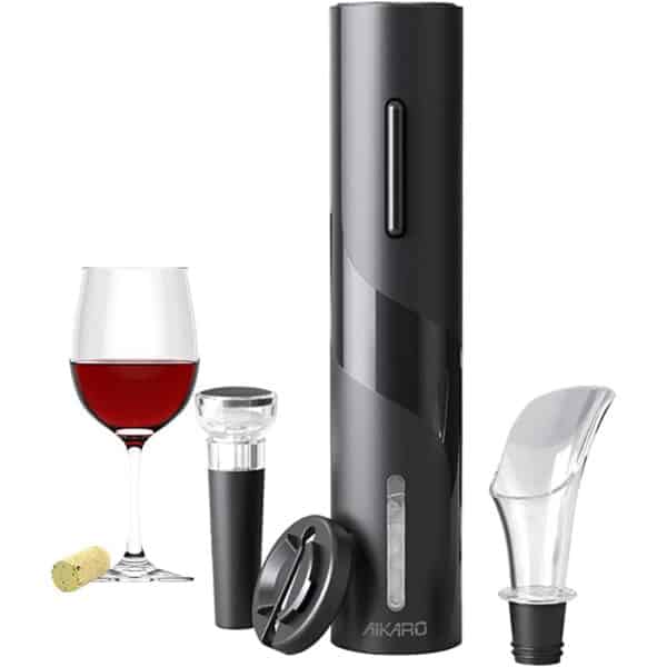 AIKARO Elektrischer Korkenzieher Wein öffner Weinflaschenöffner Automatischer Flaschenöffner