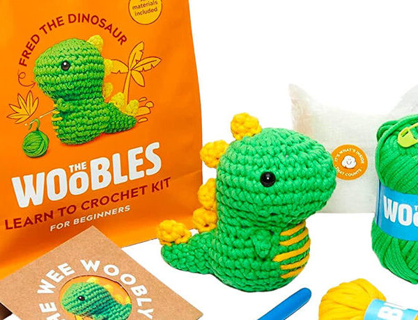 The Woobles Häkelset für Anfänger mit Easy Peasy Garn wie aus Shark Tank zu sehen