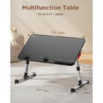 Tisch, SAIJI Betttisch höhenverstellbar, mit 4 einstellbare Winkel, Klappbarer Lapdesk – Bild 6