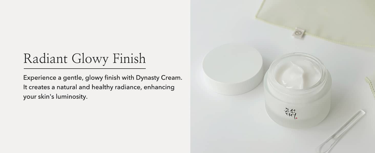 radiant glowy finish