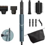 Shark FlexStyle Haarstyler & trockner Geschenk Set, Lockenaufsätze, Finishing Aufsatz, Ovalbürste, Konzentrator, Haarklammer, Aufbewahrungstasche, ohne Hitzeschäden