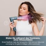 Shark FlexStyle Haarstyler & trockner Geschenk Set, Lockenaufsätze, Finishing Aufsatz, Ovalbürste, Konzentrator, Haarklammer, Aufbewahrungstasche, ohne Hitzeschäden – Bild 3