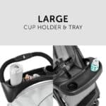 large cup holder & tray