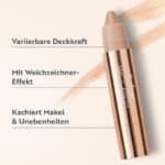 Make-Up mit variierbarer Deckkraft & sofortigem Weichzeichner Effekt