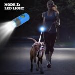 Hundekotbeutelhalter mit LED-Taschenlampe| Doggy Poo Bags Spender für die Leine| Haustierkotbeutel-Träger – Bild 3