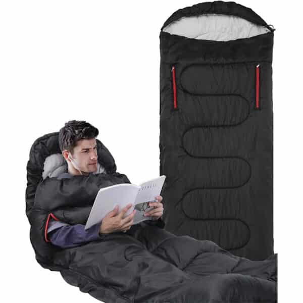 Schlafsack schwarz