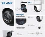 TP-Link Tapo Überwachungskameras: Hochauflösende Aussen- und Innenüberwachung mit Nachtsicht, Bewegungserkennung und Sprachsteuerung – Bild 2