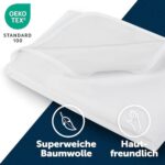 Blumtal® Matratzenschoner - Oeko-Tex zertifizierte Inkontinenzunterlage waschbar - wasserdichte Matratzenauflage - Matratzenschutz wasserdicht - Bettauflage -Matratzenschoner – Bild 5
