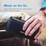 DOSS SoundBox: Leistungsstarker Bluetooth Lautsprecher mit Dualen Bass-Treibern und 20 Stunden Akkulaufzeit, Touch Control, IPX5 Wasserdicht für Handy, Zuhause, Garten und Reise – Bild 5