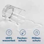 Blumtal® Matratzenschoner - Oeko-Tex zertifizierte Inkontinenzunterlage waschbar - wasserdichte Matratzenauflage - Matratzenschutz wasserdicht - Bettauflage -Matratzenschoner – Bild 3