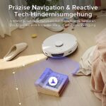 Roborock S7 Max Ultra - Fortschrittlicher Saugroboter mit Selbstreinigungsstation und App-Steuerung – Bild 7