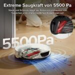 Roborock S7 Max Ultra - Fortschrittlicher Saugroboter mit Selbstreinigungsstation und App-Steuerung – Bild 2