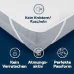 Blumtal® Matratzenschoner - Oeko-Tex zertifizierte Inkontinenzunterlage waschbar - wasserdichte Matratzenauflage - Matratzenschutz wasserdicht - Bettauflage -Matratzenschoner – Bild 4