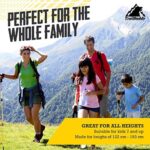 TrailBuddy Walking-Stöcke - Teleskop-Wanderstöcke für Damen & Herren - 62-137 cm - Ultraleichte Trekkingstöcke aus 7075 Aluminium – Bild 7
