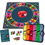 Alleswisser - Das Brettspiel, interaktives Quiz-, Wissens- und Familienspiel mit App für iOS und Android mit Tasche im Familie-Layout, für 2 bis 4 Spieler