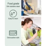 easy to clean, dishwasher safe