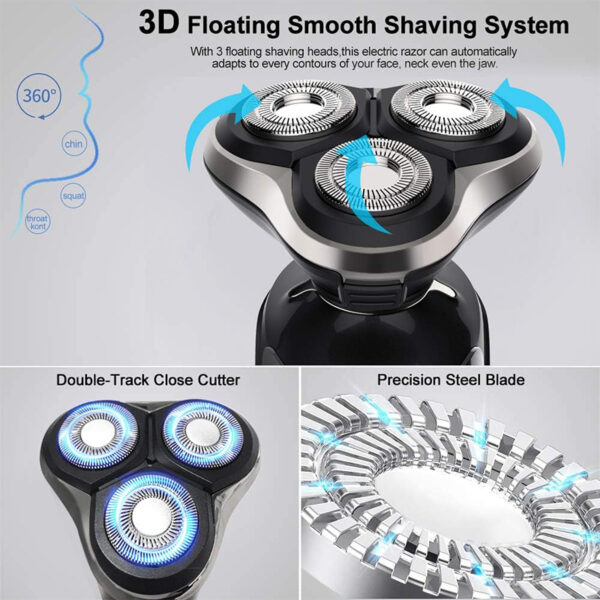 3d floating smooth shaving system