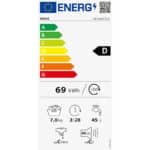 Energieeffizienzklasse D / 1000 U/Min