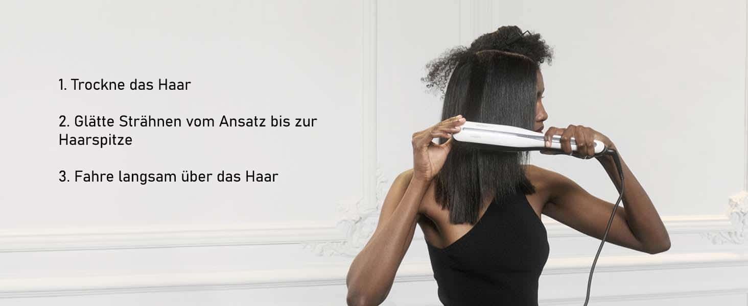 Glattes Haar