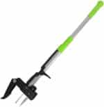 ORIENTOOLS Stand Up Unkrautstecher: Effizientes Gartenwerkzeug mit verstellbarem Stiel und 4 Klauen
