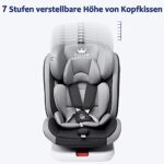 Farsaw 360° Baby Autositz mit ISOFIX, Gr. 0-3, Ruheposition – Bild 3
