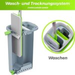EasyGleam Wischmopp-Set: Nass/Trocken, 2 Pads, für alle Böden – Bild 2