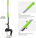 ORIENTOOLS Stand Up Unkrautstecher: Effizientes Gartenwerkzeug mit verstellbarem Stiel und 4 Klauen – Bild 2