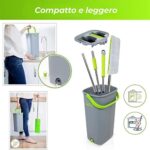 EasyGleam Wischmopp-Set: Nass/Trocken, 2 Pads, für alle Böden – Bild 8
