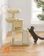 FEANDREA Kratzbaum: Katzenbaum mit geräumiger Plattform – Bild 9