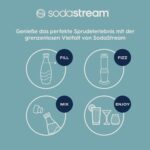 SodaStream Crystal 3.0 Wassersprudler mit Quick-Connect CO2-Zylinder und Glaskaraffen – Bild 7