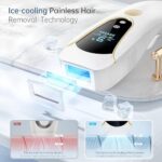 AMINZER IPL Haarentfernung: LCD, 19,35J, 9 Stufen, 3 Funktionen, 999,900 Blitze, Schmerzlos – Bild 3