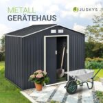 Juskys Metall Gerätehäuser: Verschiedene Grössen & Designs für Ihren Garten – Bild 2