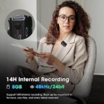 Hollyland Lark MAX: Kabelloses Lavalier Mikrofon mit Top-Audio, ENC, 250m Reichweite, für DSLRs, Handys, PCs – Bild 4