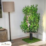 Grosser Natur-Kratzbaum mit austauschbaren Blättern – Bild 8